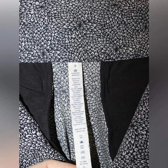 Lululemon Departure Floral Pants Size 8 - Picture 11 of 12